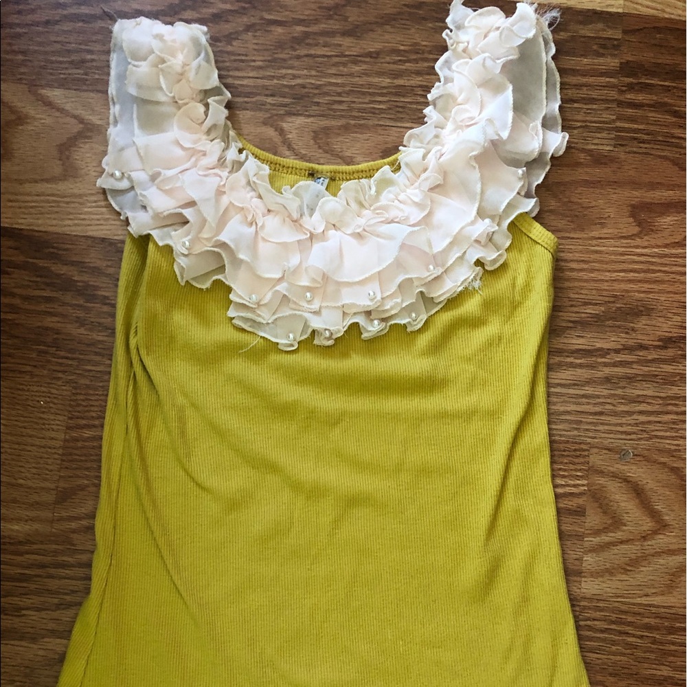 Lace tank top small.